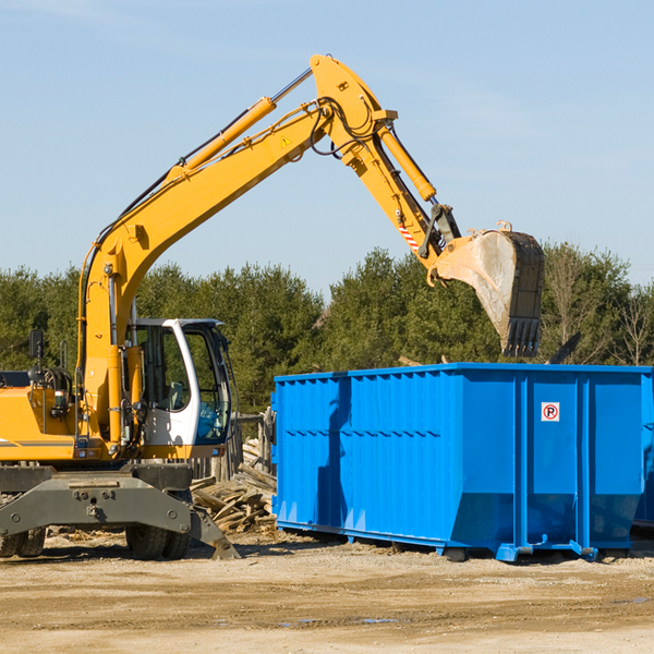 what size residential dumpster rentals are available in Logan